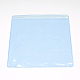 正方形のPVCジップロックの袋  再封可能な包装袋  セルフシールバッグ  紺碧  15x15cm  片側の厚さ：4.5ミル（0.115mm） OPP-R005-15x15-1