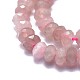 Madagascar naturel rose perles de quartz brins G-I249-D23-01-3