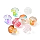 80pcs 8 couleurs perles de verre transparentes GLAA-FS0001-44-3