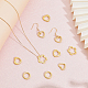 Chgcraft 20 pièces 4 style cadre de perle en alliage de placage de rack FIND-CA0006-18-4