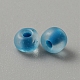 Transparent Frosted Glass Beads FGLA-TAC0008-08H-2
