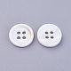 Botones de concha de 4 orificio BSHE-P026-17-3