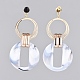 Imitation Gemstone Style Acrylic Dangle Earrings EJEW-JE03673-05-2