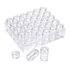 長方形のプラスチックビーズ保存容器  透明  14x16.7x5.4cm  約30個/箱 CON-Q025-05-2
