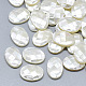 Natural White Shell Mother of Pearl Shell Cabochons SSHEL-S264-056-1