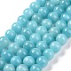 Chapelets de perles rondes en jade de Mashan naturelle G-D263-10mm-XS28-1