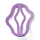 クラウドアロイスナップヘアクリップ  女の子のためのヘアアクセサリー  紫色のメディア  67.5x42x1.5mm PHAR-D014-01M-2