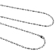 304 шариком из нержавеющей стали цепи ожерелья X-CHS-O007-C-1.5mm-1