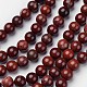 Natural Red Jasper Beads Strands G-D809-15-10mm-1