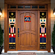 Panneau suspendu en polyester pour décorations de porche de porte d'entrée de bureau à domicile HJEW-WH0023-022-5