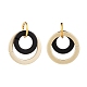 Golden Plated 304 Stainless Steel Huggie Hoop Earrings EJEW-JE04421-01-2