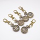 Mixed Styles Retro Keyring Accessories Alloy Quartz Watch for Keychain WACH-M041-M-1