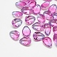 Pointed Back Glass Rhinestone Cabochons RGLA-T081-6x8-003TO-1