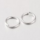 925 Sterling Silver Open Jump Rings H135-8mm-P-2