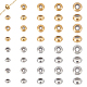 Unicraftale 40pcs 10 perles en acier inoxydable de style STAS-UN0049-81-1
