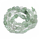 Verde naturale quarzo fragola fili di perline G-S363-048A-2