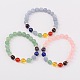 Pierre naturelle bracelets stretch chakra BJEW-JB01689-1