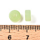 Imitation de perles de verre de jade&nbsp;GLAA-N007-6x3mm-B01-3