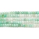 Brins de perles de quartz émeraude naturelle G-E608-C14-1