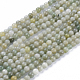 Chapelets de perles naturelles de jade du Myanmar/jade de Birmanie G-K300-H02-A-2
