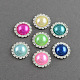 Garment Accessories Half Round ABS Plastic Imitation Pearl Cabochons RB-S020-02-M1-1