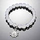 Tibetan Style Star & Moon & Sun Alloy Charm Bracelets BJEW-JB01919-4