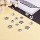 Tibetan Style Spacer Beads End Caps Antique Silver Jewelry Findings Beads Caps Mix Style TIBEB-PH0001-02-B-5