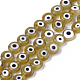 Chapelets de perles vernissées manuelles LAMP-S191-02B-07-2