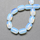 Barrel Shaped Opalite Beads Strands G-S114-02-2
