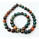 Synthetic Aqua Terra Jasper Beads Strands G-G061-10mm-9-2