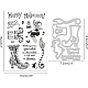 Benecreat 1 pz felice halloween francobolli in metallo trasparenti DIY-BC0005-30-2