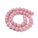 Rosa naturale perline opale fili G-G772-01-B-2