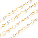 Handgefertigte Perlenkette aus Messing CHC-I031-04G-4