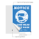 Waterproof PVC Warning Sign Stickers DIY-WH0237-003-3