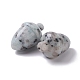 Natürlicher Sesam-Jaspis/Kiwi-Perlen G-F711-11-3