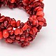 Natürliche gemischte Material Perlen Multi-Strang-Armbänder BJEW-L590-05-3