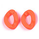 Opaque Spray Painted Acrylic Linking Rings OACR-R249-03C-4