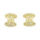 Brass Double Bead Caps KK-N259-23-3