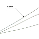 BENECREAT 200m 0.1mm Black Nylon Beading Thread Wire for Hanging OCOR-BC0001-03-2