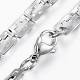 304 Stainless Steel Chain Necklaces NJEW-K093-21P-2