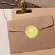12 лист самоклеящихся наклеек с тиснением золотой фольги DIY-WH0451-025-6