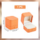 AHANDMAKER Leather Ring Box for Wedding Ceremony CON-WH0088-36-2