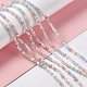 Electroplate Glass Beads Strands EGLA-S192-001A-B14-2
