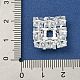 Messing Strass Cabochons&nbsp;KK-I715-19S-01-3
