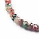 Faceted Glass Beaded Necklaces NJEW-JN02553-3