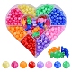 450pcs 9 couleurs perles acryliques MACR-YW0001-72-1