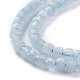 Natürliche Aquamarin Perlen Stränge G-A026-B06-2mm-3