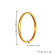 Золотой женский браслет из нержавеющей стали с микропаве и цирконием UD7429-3-2