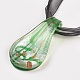 16inch  Foil Glass Necklace SLN001-3