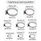 304 Stainless Steel Adjustable Worm Gear Hose Clamps STAS-UN0008-84P-2